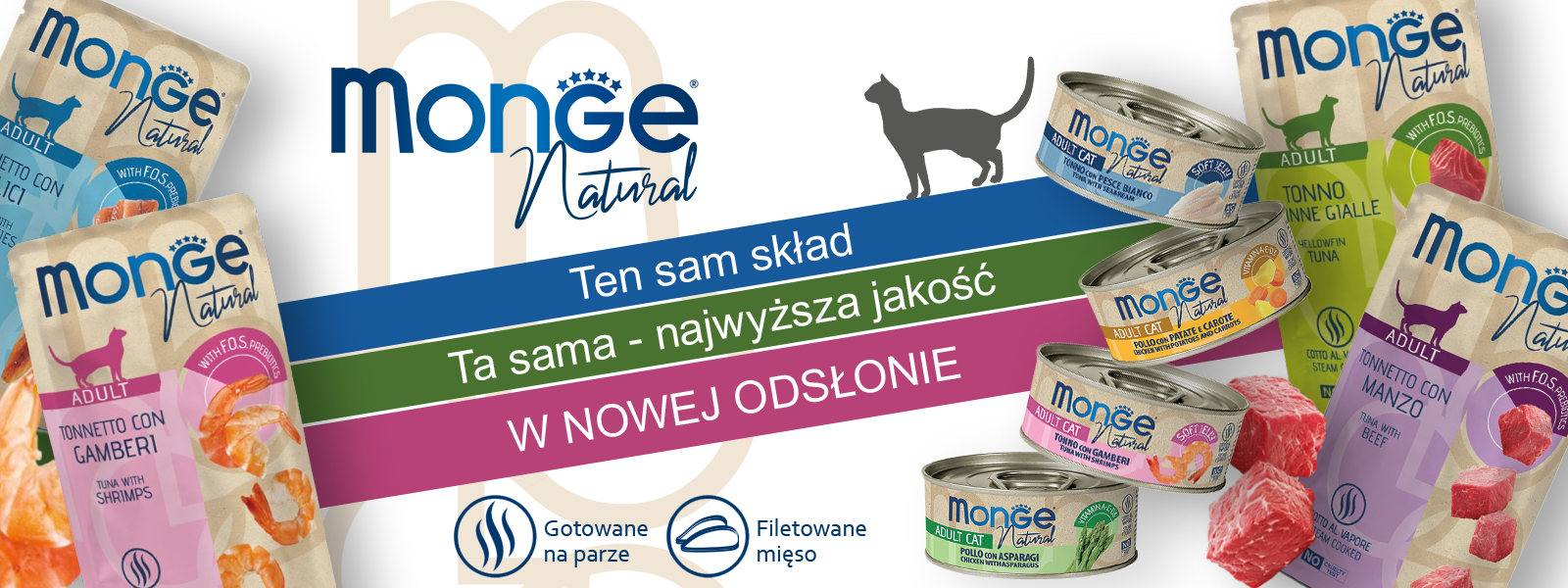 monge natural nowe puszki